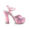Hologram 13 cm DOLLY-09 platform demoniacult chunky high heels shoes