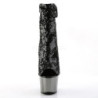 Nero 18 cm ADORE-1008SQ stivaletti con lustrini donna