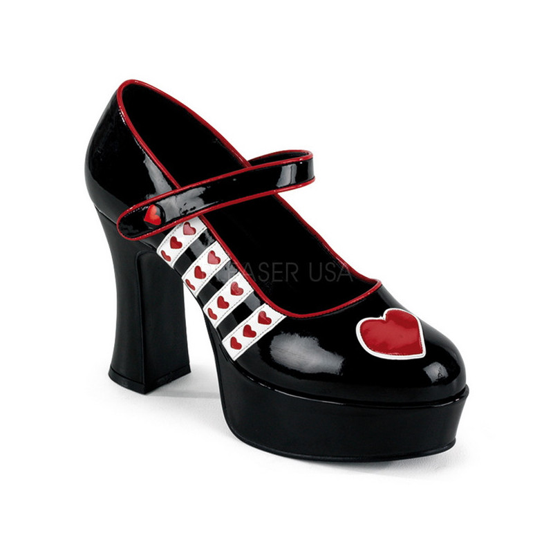 Nero 11 cm QUEEN-55 Scarpe da donna con tacco altissime