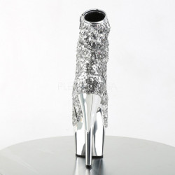 Argento 18 cm ADORE-1008SQ stivaletti con lustrini donna