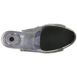 Argento scintillare 18 cm ADORE-1018G stivaletti plateau suola donna