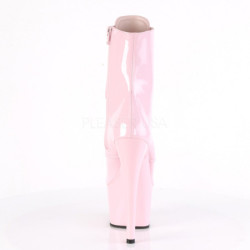 Rosa Verniciata 18 cm ADORE-1020 stivaletti con plateau donna