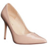 Beige Shiny 10 cm CLASSIQUE-20 pointed toe stiletto pumps