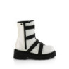 Vegan 6,5 cm RENEGADE-50 alternative ankle boots platform white