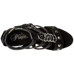 Leatherette 20 cm FLAMINGO-858 Platform High Heels Shoes