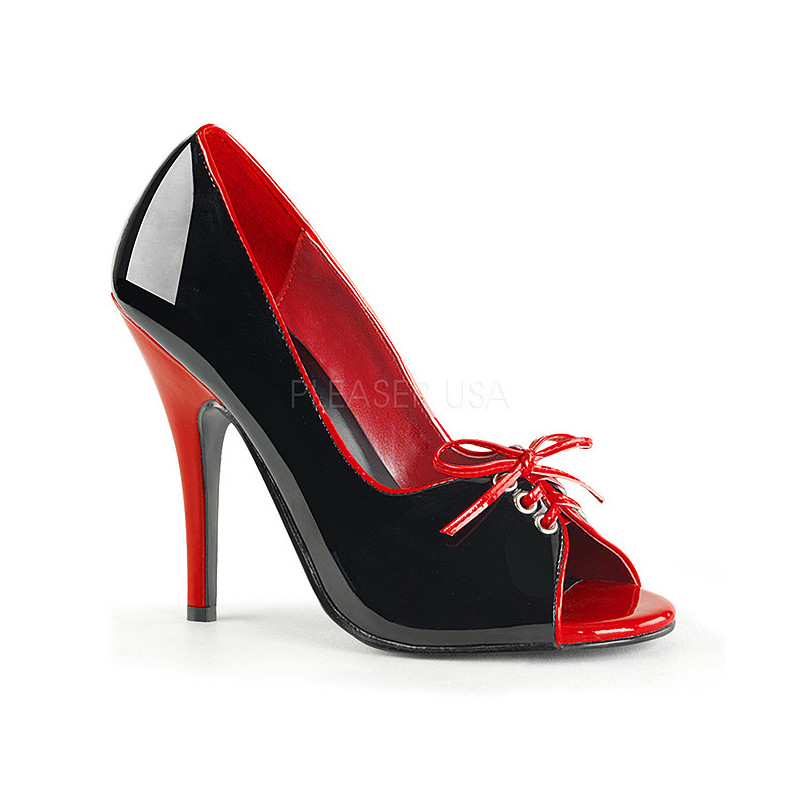 Nero Rosso 12,5 cm SEDUCE-216 Scarpe da donna con tacco altissime