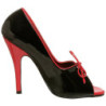 Black Red 12,5 cm SEDUCE-216 Womens Shoes with High Heels