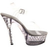 Trasparente 15 cm STARDUST-608 Scarpe da donna con tacco altissime