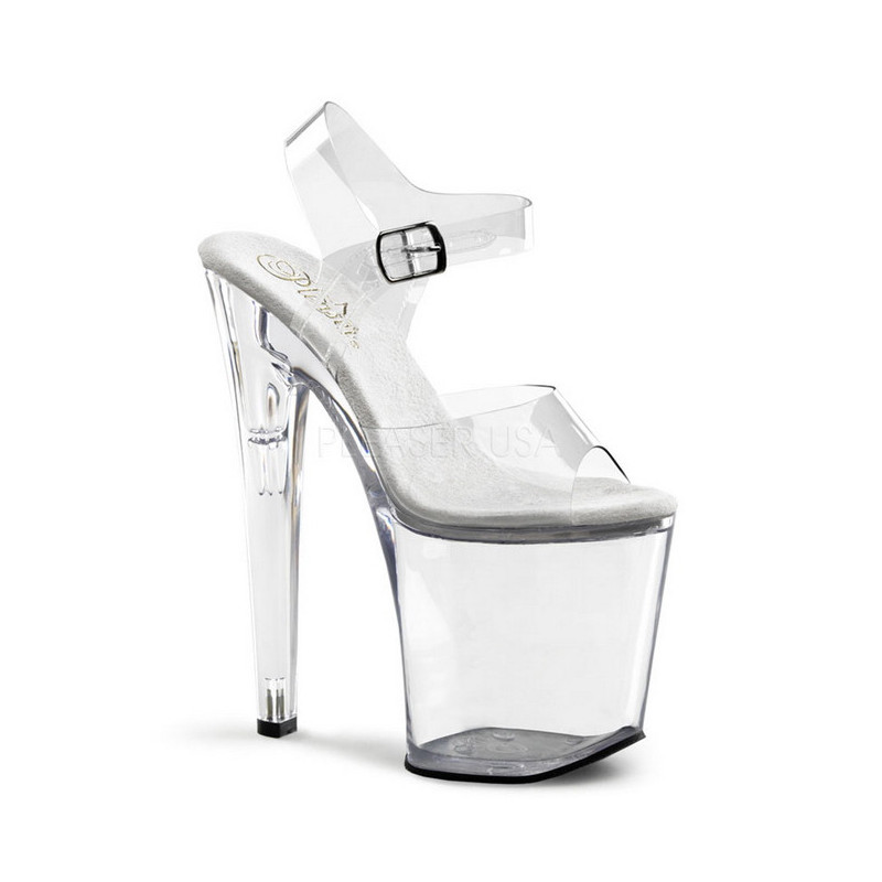 Transparent 20 cm XTREME-808 High Heels Acrylic Platform