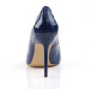 Blu Vernice 10 cm CLASSIQUE-20 scarpe tacchi a spillo con punta
