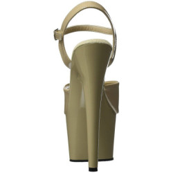 Beige Vernice 18 cm ADORE-709 Tacchi Alti Plateau