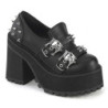 Vegan 12 cm ASSAULT-38 alternative womens shoes platform black