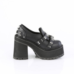 Vegan 12 cm ASSAULT-38 alternative womens shoes platform black