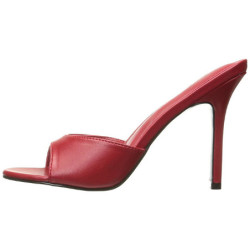 Red 10 cm CLASSIQUE-01 womens heeled mules shoes