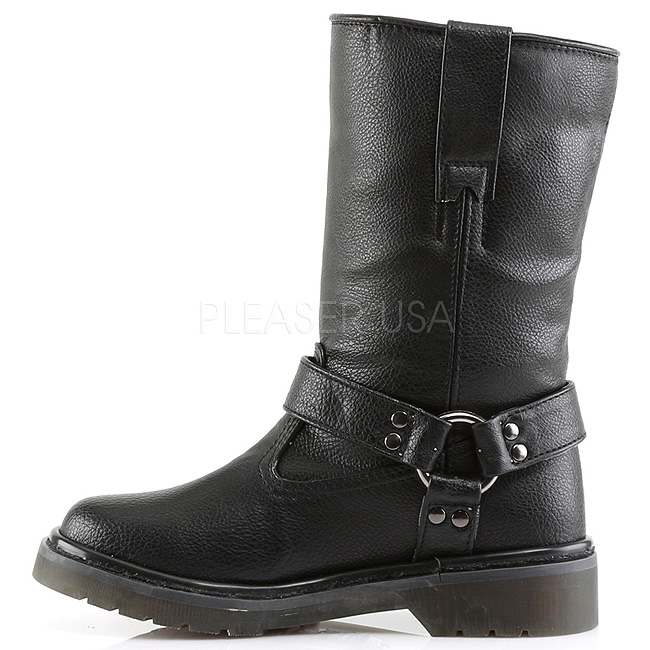 demonia RIVAL-303 stivali motociclista da donna nero taglie 37 - 38
