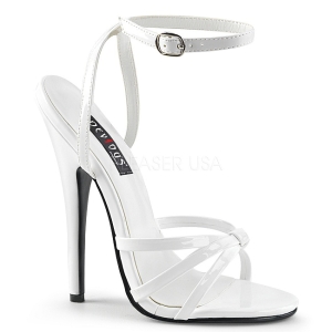 Bianco 15 cm DOMINA-108 scarpe per trans