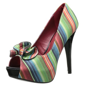 Multicolore 13 cm LOLITA-12 scarpe dcollet spuntate tacco altissime