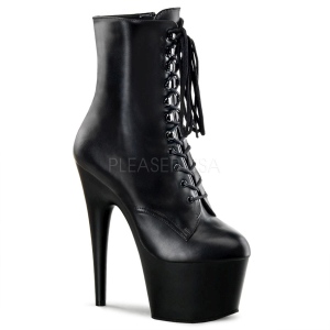 Real leather 18 cm ADORE-1020 womens platform ankle boots
