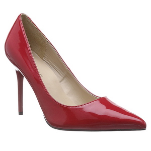 Rosso Vernice 10 cm CLASSIQUE-20 scarpe tacchi a spillo con punta