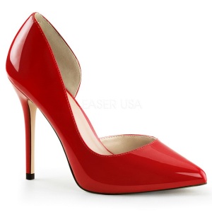 Rosso Vernice 13 cm AMUSE-22 Scarpe Dcollet Classico Donna