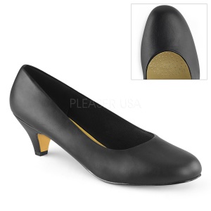 Vegano 6 cm FEFE-01 scarpe dcollet da uomo nere