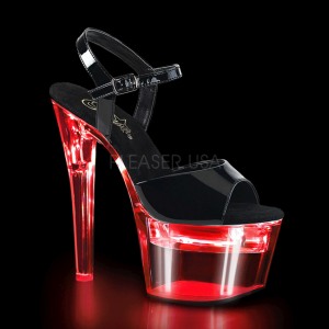 Verniciata 18 cm FLASHDANCE-709 plateau sandali donna da lampadina LED