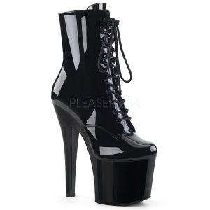Verniciata 18 cm RADIANT-1020 stivaletti donna con stringati