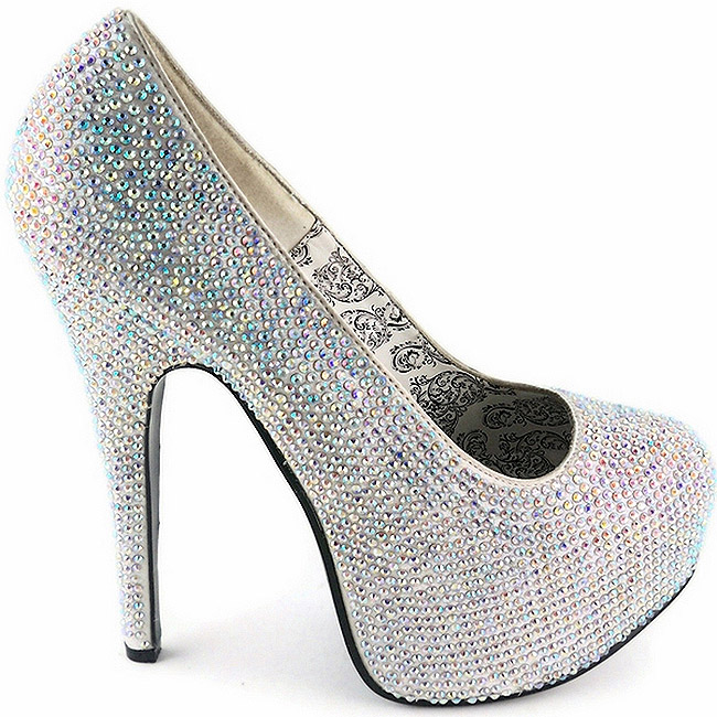 Fermascarpe Con Strass - 2 Pezzi Argento, Decorazione Per Scarpe Da Festa E Nozze - Foto 9