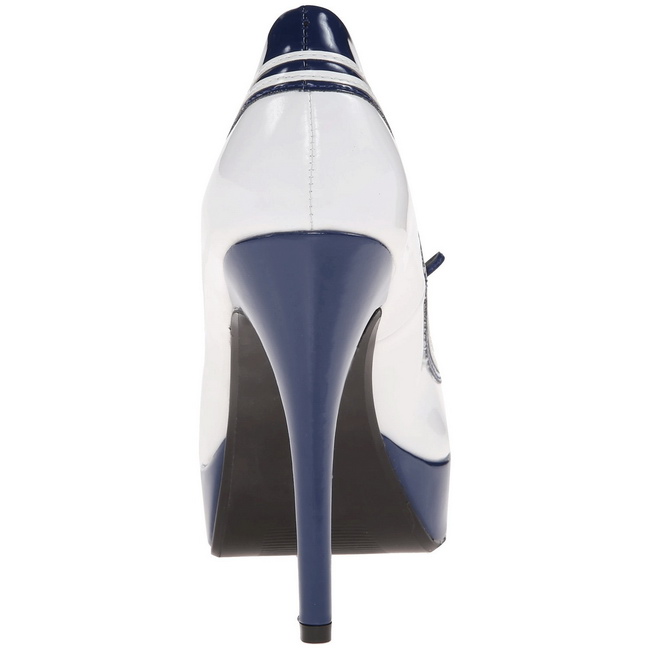 Scarpe 13 Bianco Cm Da Décolleté Lolita Blu Sera 5T5IqU