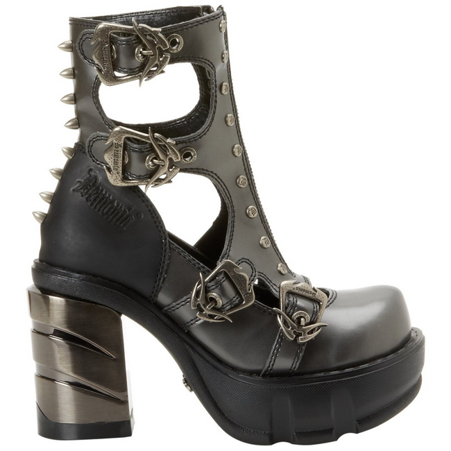 goth platform booties