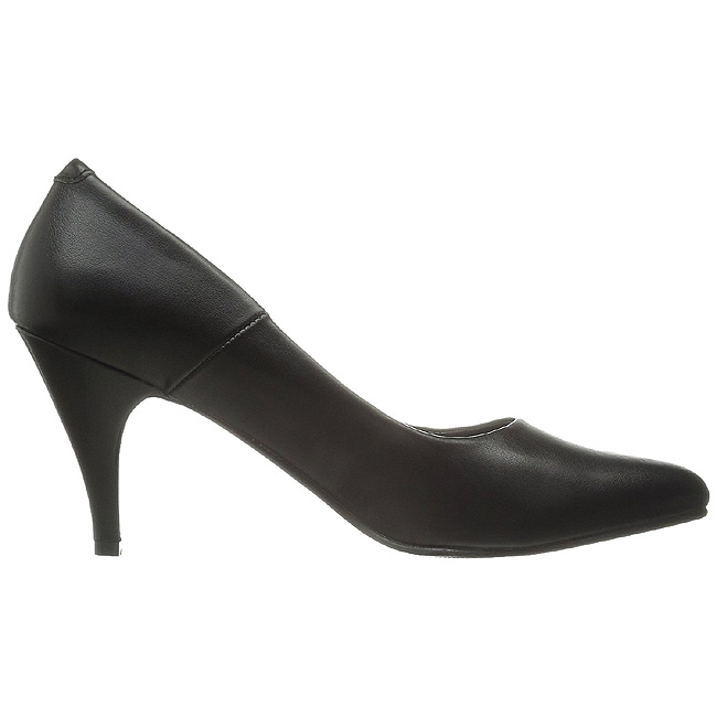 Black Matte 7,5 cm PUMP-420 Low Heeled Classic Pumps Shoes