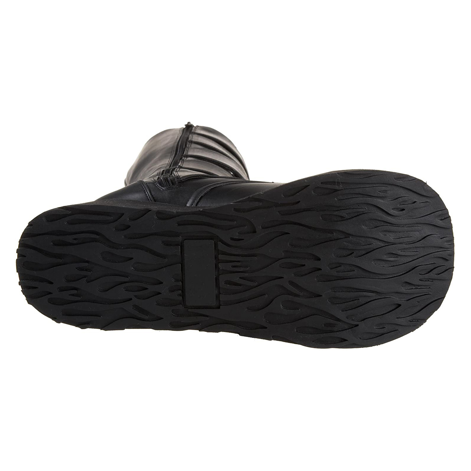 demonia trashville 518 s in the matte black faux leather