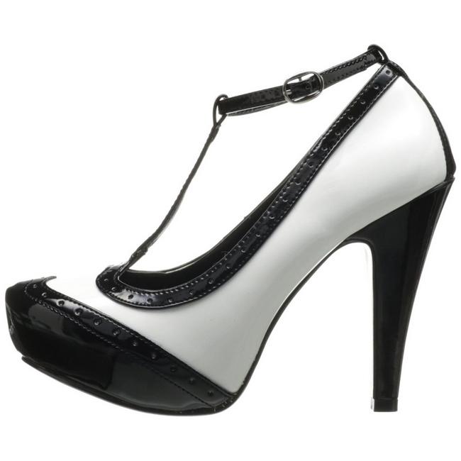 black and white heels amazon