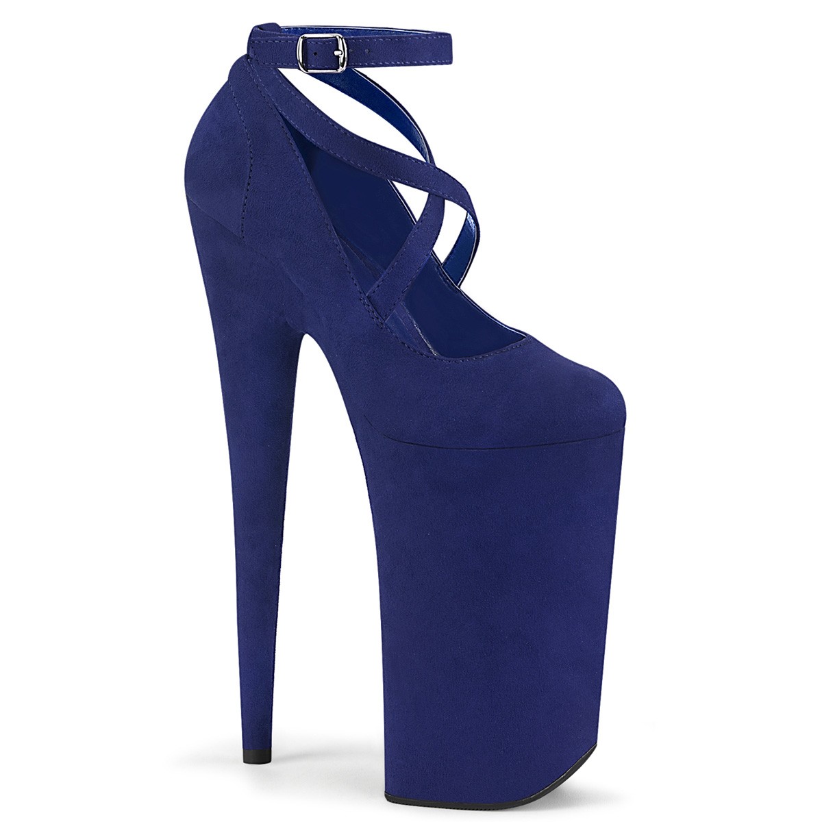 scarpe tacco blu