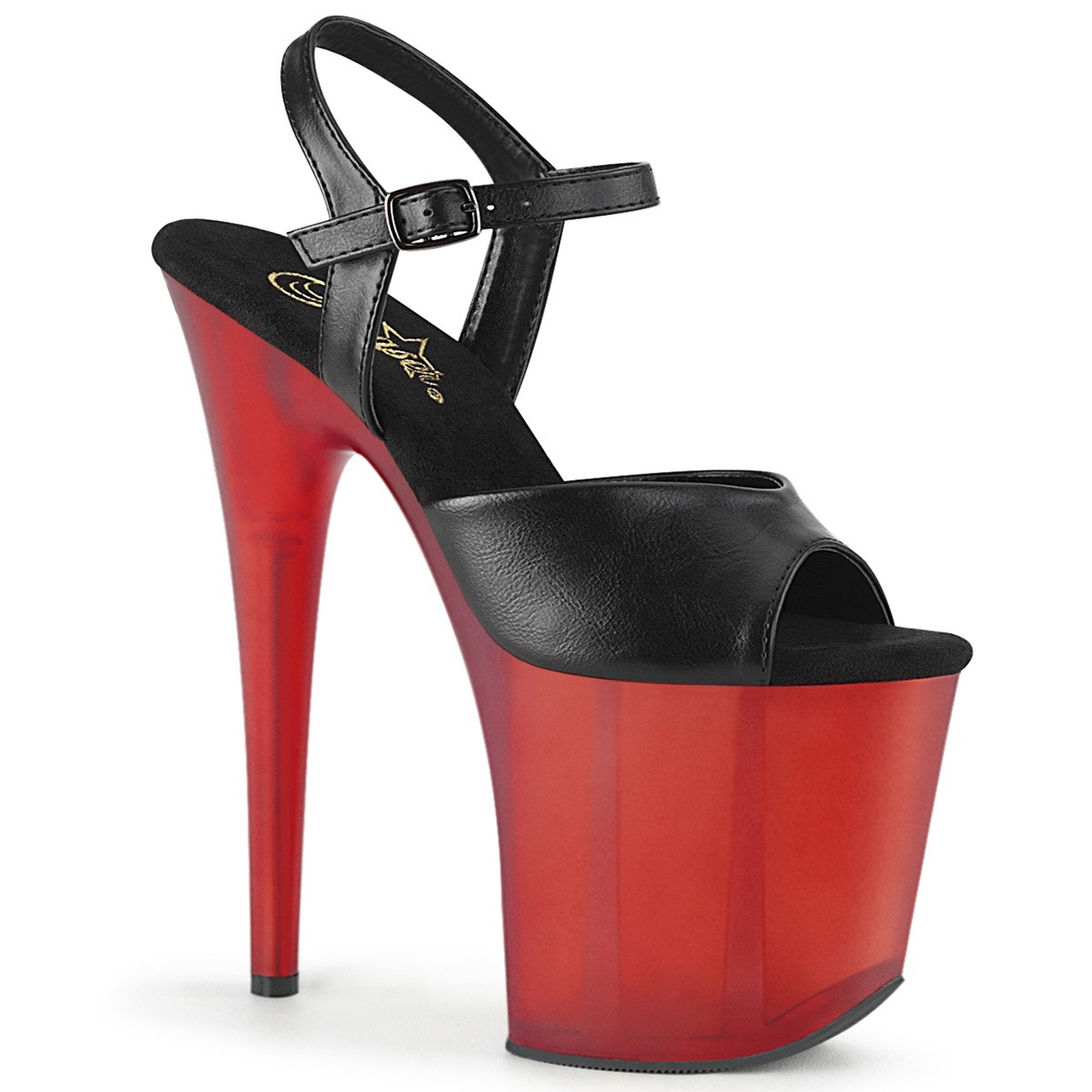 scarpe con plateau e tacco alto