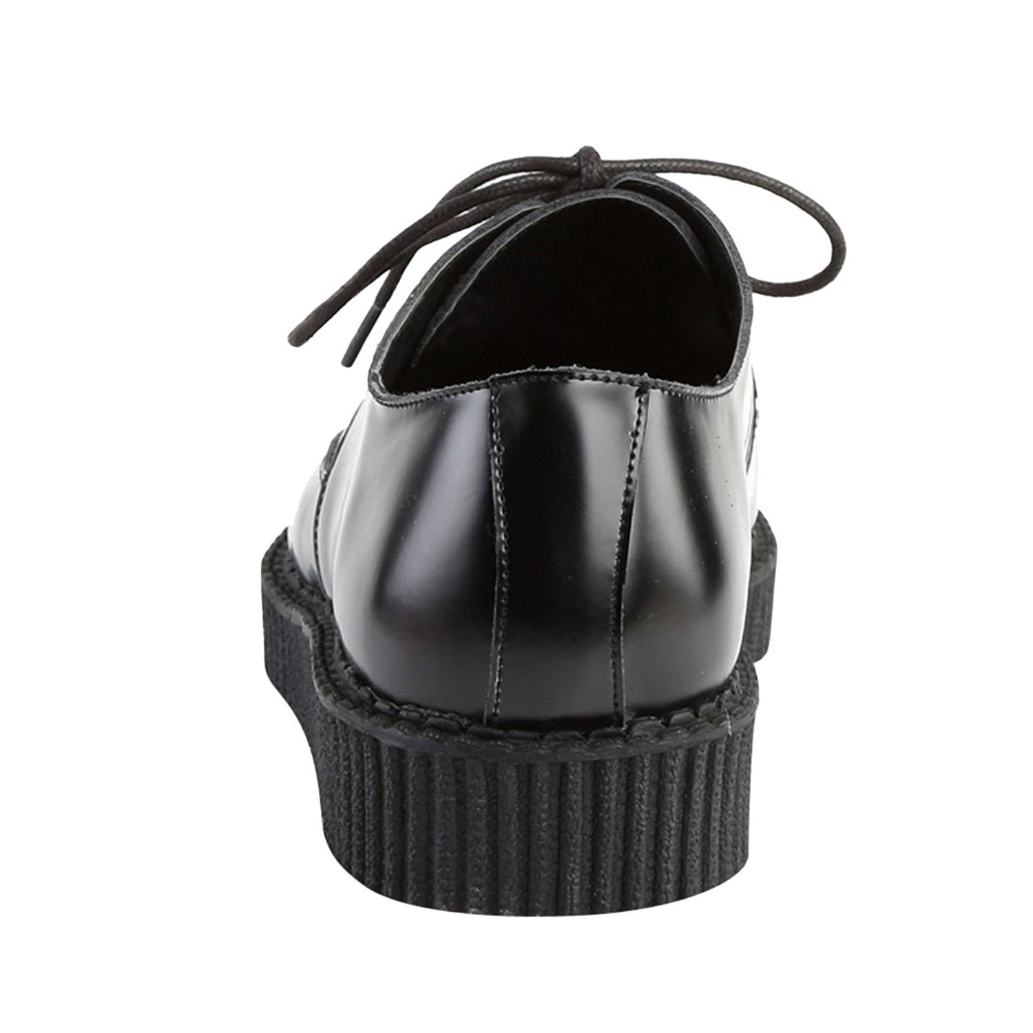 leather platform creepers