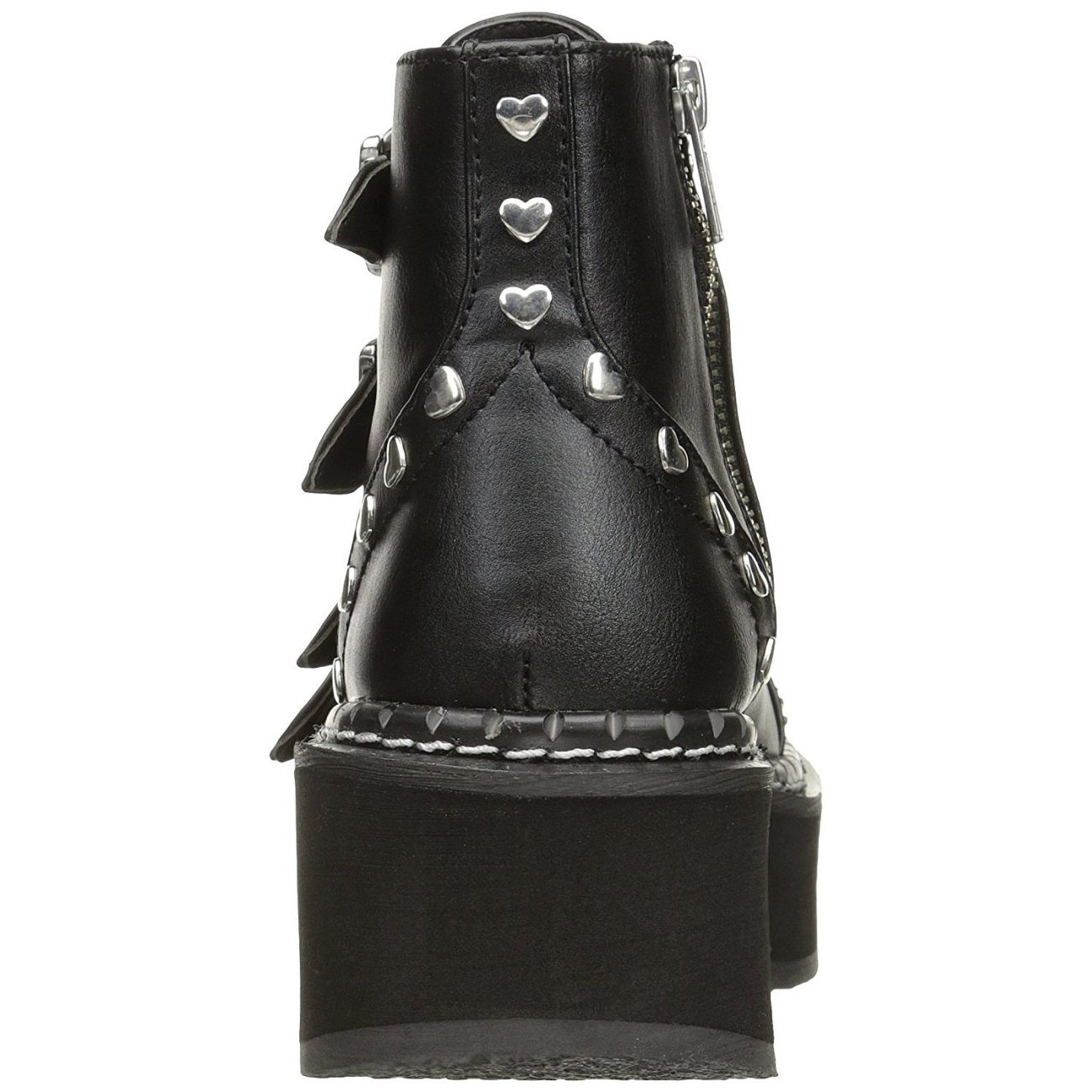 goth boots with buckles