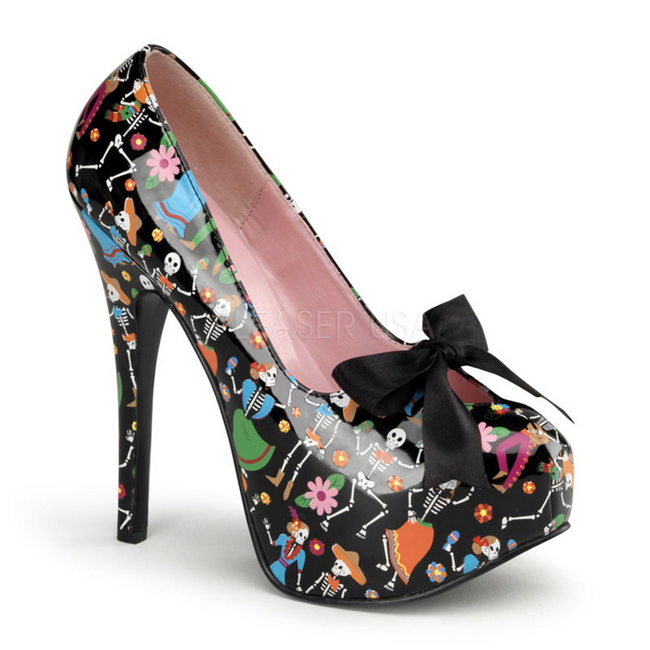 Nero 14 5 Cm Burlesque Teeze 12 4 Scarpe Da Donna Con Tacco Altissime