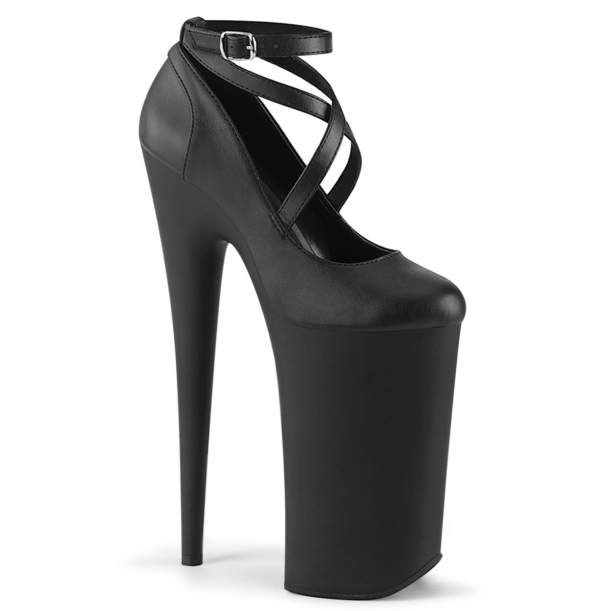scarpe nere plateau