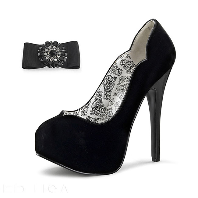 scarpe nere velluto