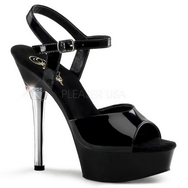 Nero Vernice 14 cm ALLURE-609 Scarpe con tacco alto