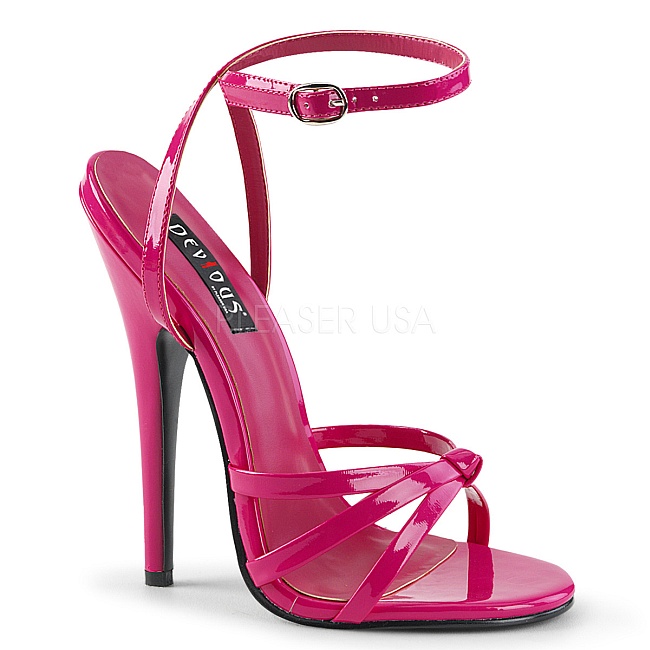 Rosa 15 cm Devious DOMINA-108 sandali tacchi a spillo