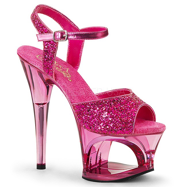 18 Con Sandali Cm Rosa 710gt Donna Moon Plateau Scintillare Tacco jqAL35c4RS