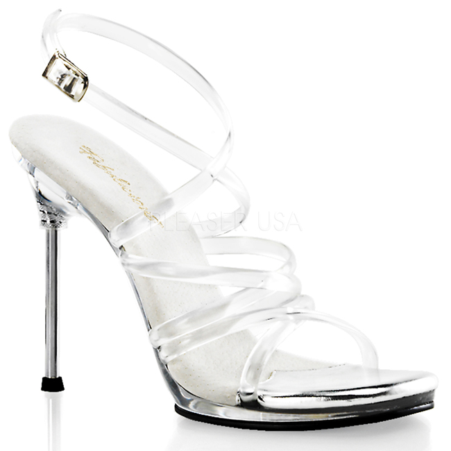 scarpe trasparenti tacco