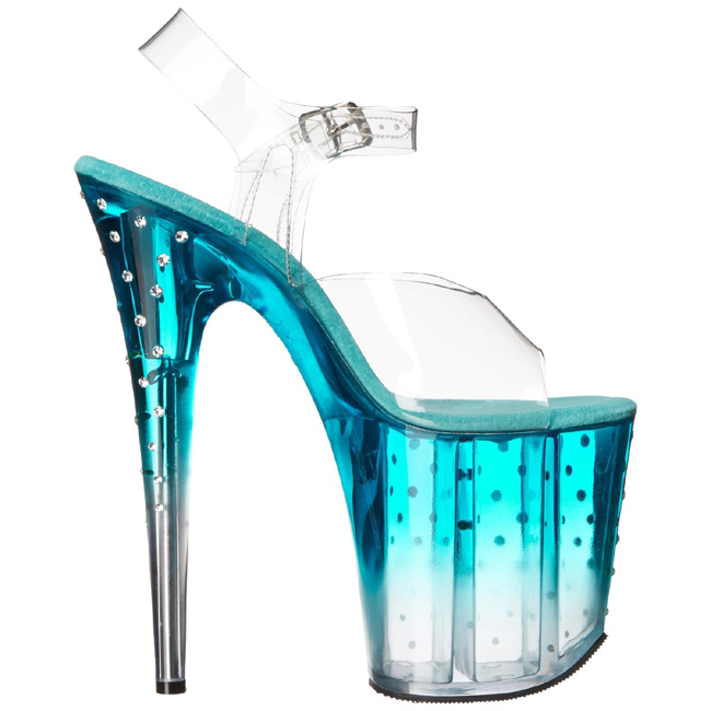 acrylic high heels