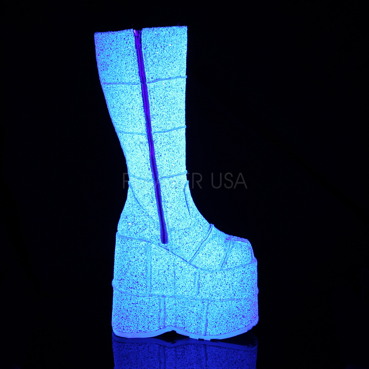 demonia stack white