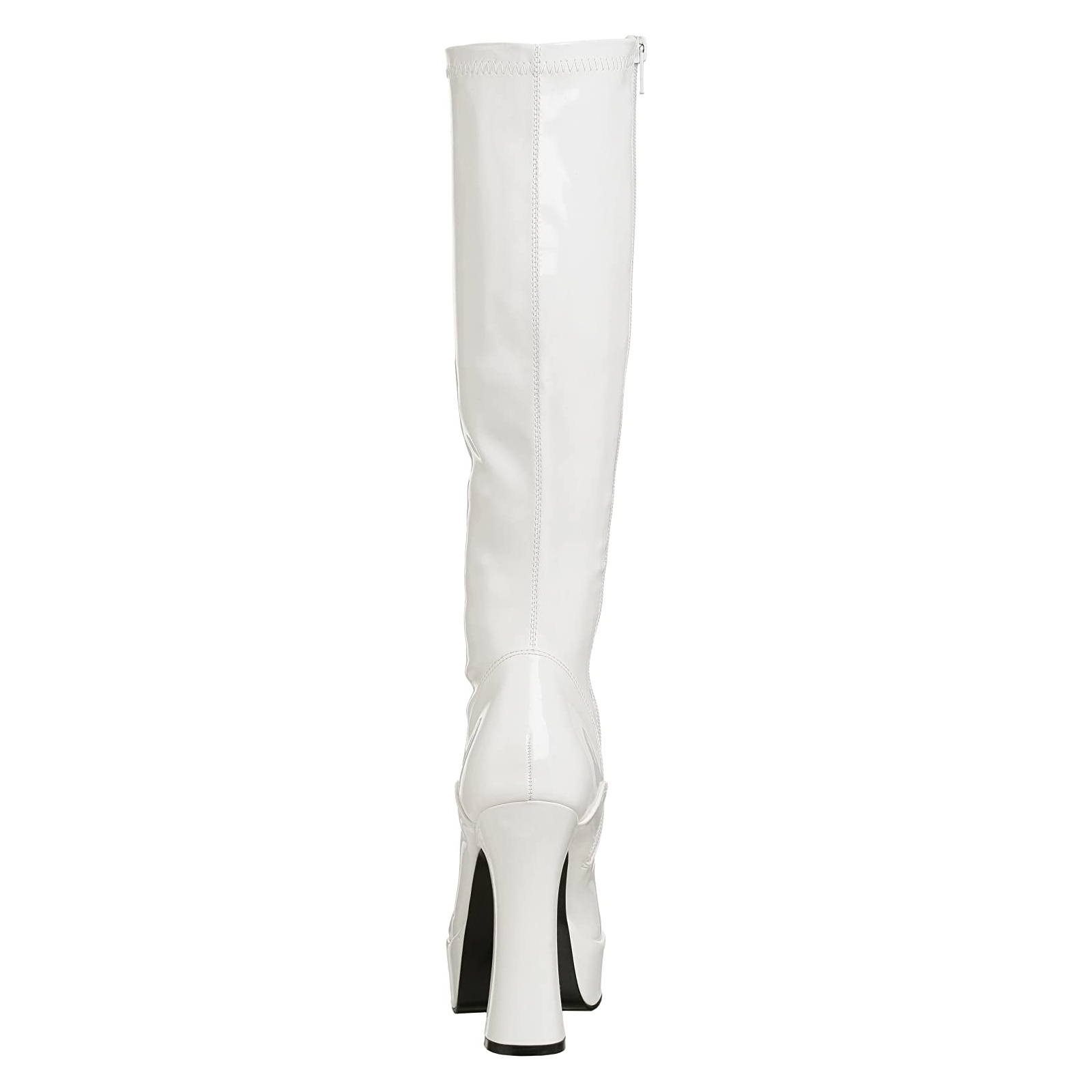 white platform boots 70s