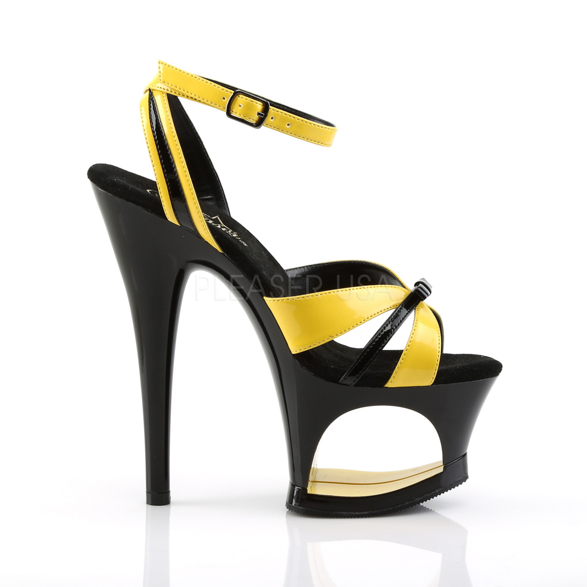 platform yellow heels