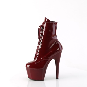 ADORE-1020 18 cm pleaser stivaletti tacco alto plateau borgogna