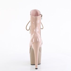ADORE-1020DC - 18 cm platform high heel boots patent dusty